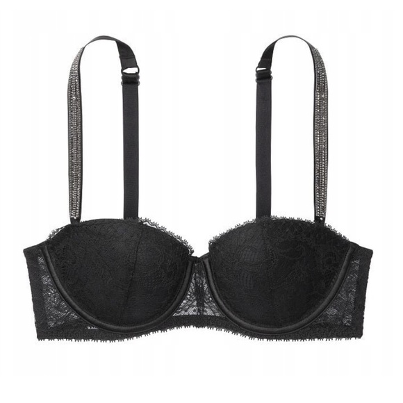 NWT Victoria's Secret Lightly-Lined Shine Strap Balconette Bra - Picture 4 of 4